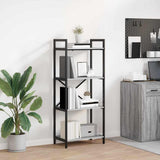 Bookshelf Grey Sonoma 56 x 34 x 133.5 cm Engineered Wood 883871