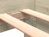Bed Frame with Headboard Sonoma Oak 80 x 200 cm Engineered Wood 8009036