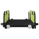 Bike Trailer Green Oxford Fabric and Iron 94165