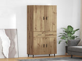 Highboard 2 pcs Artisan Oak 69.5 x 34 x 180 cm Engineered Wood 3415977