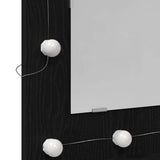 Mirror Cabinet Black Oak 60 x 31.5 x 62 cm Engineered Wood 873882