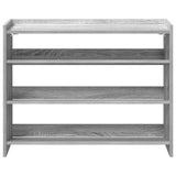 Shoe Rack Grey Sonoma 80x25x62 cm Engineered Wood 859919