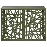 Air Conditioner Cover Olive Green 100 x 50 x 70 cm Steel 8014160