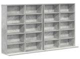 CD Cabinet 2 pcs Concrete Grey 65 x 23.5 x 97.5 cm 8012681