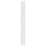 Outdoor Shower 226 cm Solid Pine Wood and Stainless Steel White 886337