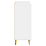 Sideboard High Gloss White 89 x 34.5 x 80 cm Engineered Wood 894649
