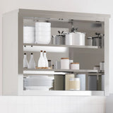 Kitchen Wall Cabinet with Shelves Stainless Steel 376446