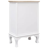 Drawer Cabinet White 50x30x80 cm Wood 284181