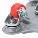 Furniture Rollers 4 pcs with Lifter 14.5x13.5x4 cm Steel 400 kg 42002557