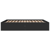 Bed Frame without Mattress Black 160x200 cm 3281001