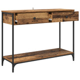Console Table Old Wood 100 x 34.5 x 75 cm Engineered Wood 882241