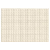 Weighted Blanket Light Cream 138x200 cm Single 6 kg Fabric 350808