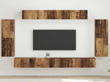 TV Cabinet 8 pcs Old Wood 3409148