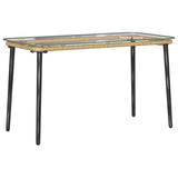 Garden Table Natural 80 x 40 x 45 cm Poly Rattan 42010365