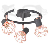 Ceiling Lamp with 3 LED Filament Bulbs 12 W 244395