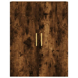 Wall Mounted Cabinets 2 pcs Smoked Oak 69.5x34x90 cm 3195616