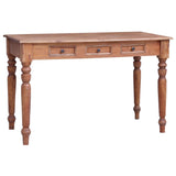 Desk with Drawers 117x57x75 cm Solid Mahogany Wood 283909