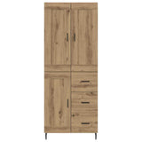 Highboard with Drawer 2 pcs Artisan Oak Engineered Wood 3416057