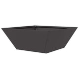 Garden Planter 5 pcs Black 40 x 40 x 15 cm Cold-rolled Steel 873811
