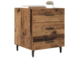 Bedside Cabinet Old Wood 40 x 40 x 66 cm Engineered Wood 882134