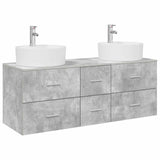 Bathroom Furniture Set 3 pcs Concrete Grey 49.5 x 44.5 x 65 cm 3405886