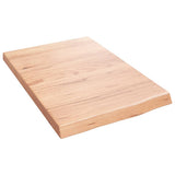 Wall Shelf Light Brown 40x60x cm Treated Solid Wood Oak 363636