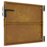 Garden Gate 85x75 cm Corten Steel 153256