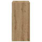 Sideboard with LED Lights Artisan Oak 80x35x75 cm Engineered Wood 856362