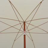Garden Parasol with Steel Pole 300 cm Sand 47800