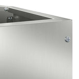 Corner Planter Silver 45 x 45 x 50 cm Galvanised steel 883673