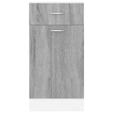 Drawer Bottom Cabinet "Lyon" Grey Sonoma 40x46x81,5 cm Engineered Wood 815571