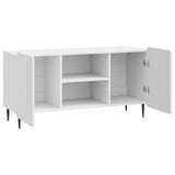 TV Cabinet High Gloss White 102 x 34.5 x 52 cm Engineered Wood 894469