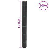 Weed Membrane Black 1x200 m PP 4005184