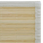 Rectangular Natural Bamboo Rug 150 x 200 cm 241335