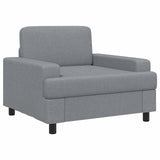 Armchair Light Grey Fabric 42043454