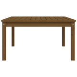Garden Table Honey Brown 82.5x82.5x45 cm Solid Wood Pine 824123