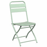 Bistro Set 3 pcs Green Steel 42002952