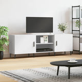 TV Cabinet White 150x30x50 cm Engineered Wood 829108