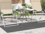 Area Rugs Rectangular PALMERAS Anthracite 150 x 80 cm Polyester 42022609