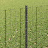 Fence and Post Grey 1.6 x 10 m Steel 3336069