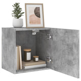 TV Wall Cabinets 2 pcs Concrete Grey 40.5x30x40 cm Engineered Wood 836903