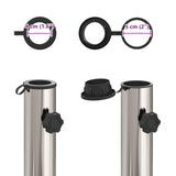 Parasol Base for 40-50 mm Pole 26.75 kg Black for 40-50 mm Pole 42034376