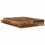 Storage Bed Frame with Drawer Old wood 236.5 x 150 x 31.5 cm 3335651