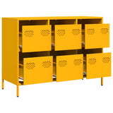 Sideboard Mustard Yellow 101.5x39x73.5 cm Cold-rolled Steel 851265