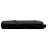 Sun Lounger Black Steel frame Double Foldable Sun Lounger 47760