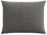 Cushion Cover 6 pcs ALMELO Dark Grey 70 x 70 cm Corduroy 915592