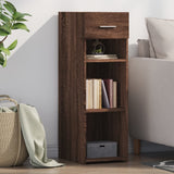 Sideboard Brown Oak 30x42.5x93 cm Engineered Wood 846312