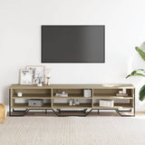 TV Cabinet Sonoma Oak 180x34x41 cm Engineered Wood 848575