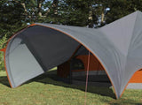 Teepee Tent 5-Person Grey and Orange 415 x 415 x 247 cm 42004013