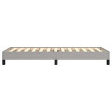 Bed Frame without Mattress Light Grey 90x190 cm Single Single Fabric 349821